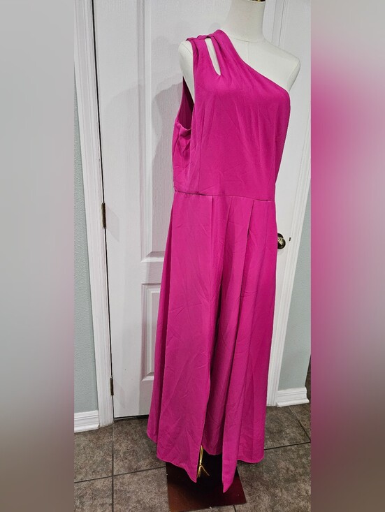 julia jordan Pants - Women's Magenta Halter Jumpsuit